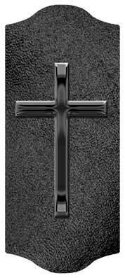 DARAY-C-510-BK-SH-BK Black Single Cross Shimmer Black